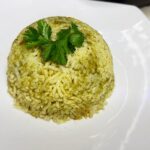 arroz al cilantro en la instant pot olla a presión eléctrica