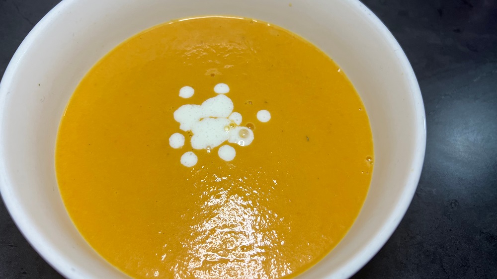 Crema de zanahoria en instant Pot